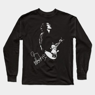 gary moore sillouette Long Sleeve T-Shirt